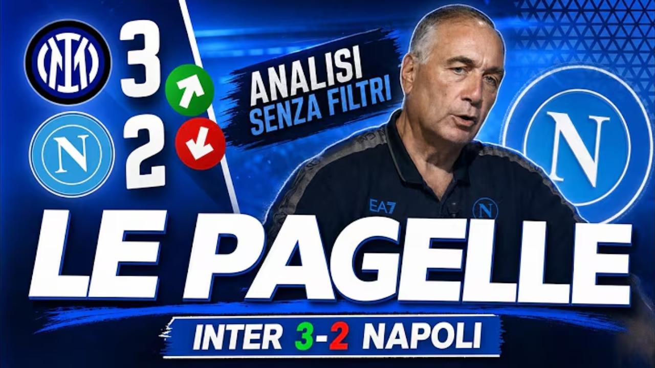 Pagelle Inter-Napoli, Umberto Chiariello: "Ecco i miei voti, molte insufficienze!" | VIDEO