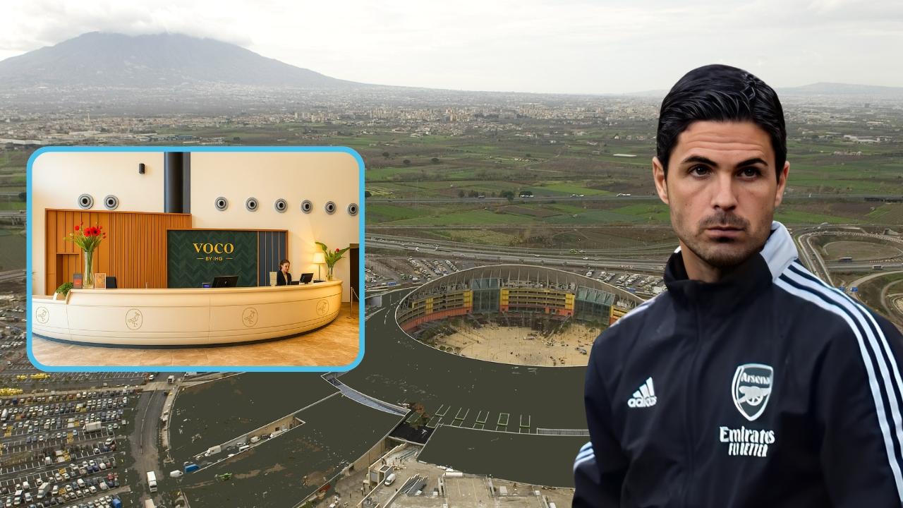 Arsenal, salta la conferenza stampa al Maradona. Forte ritardo del volo aereo