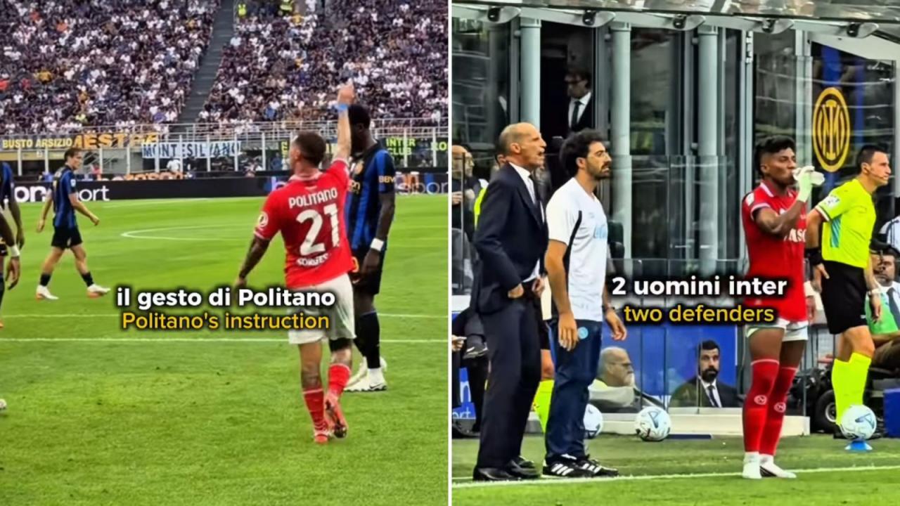 "Stai alto, stai alto!": il gesto di Politano che è passato inosservato durante Inter-Napoli | VIDEO