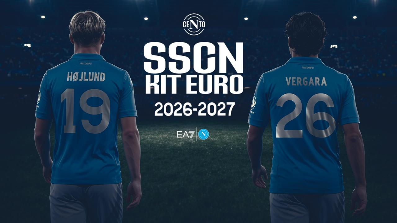 La SSC Napoli lancia il Kit Euro 2026/27: tutto pronto per l'Arsenal | FOTO