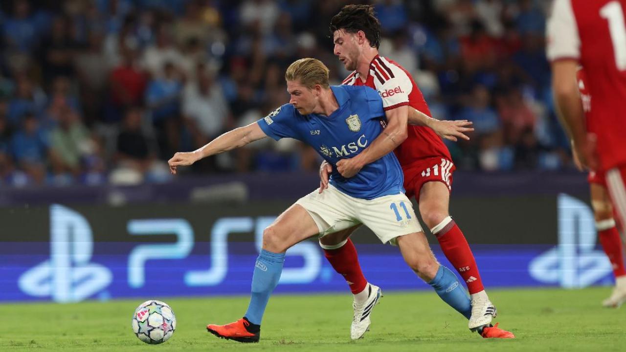 Arsenal, Rice: "È stata davvero dura, Napoli avversario di valore! Abbiamo creato tante occasioni e avremmo potuto essere più cinici"