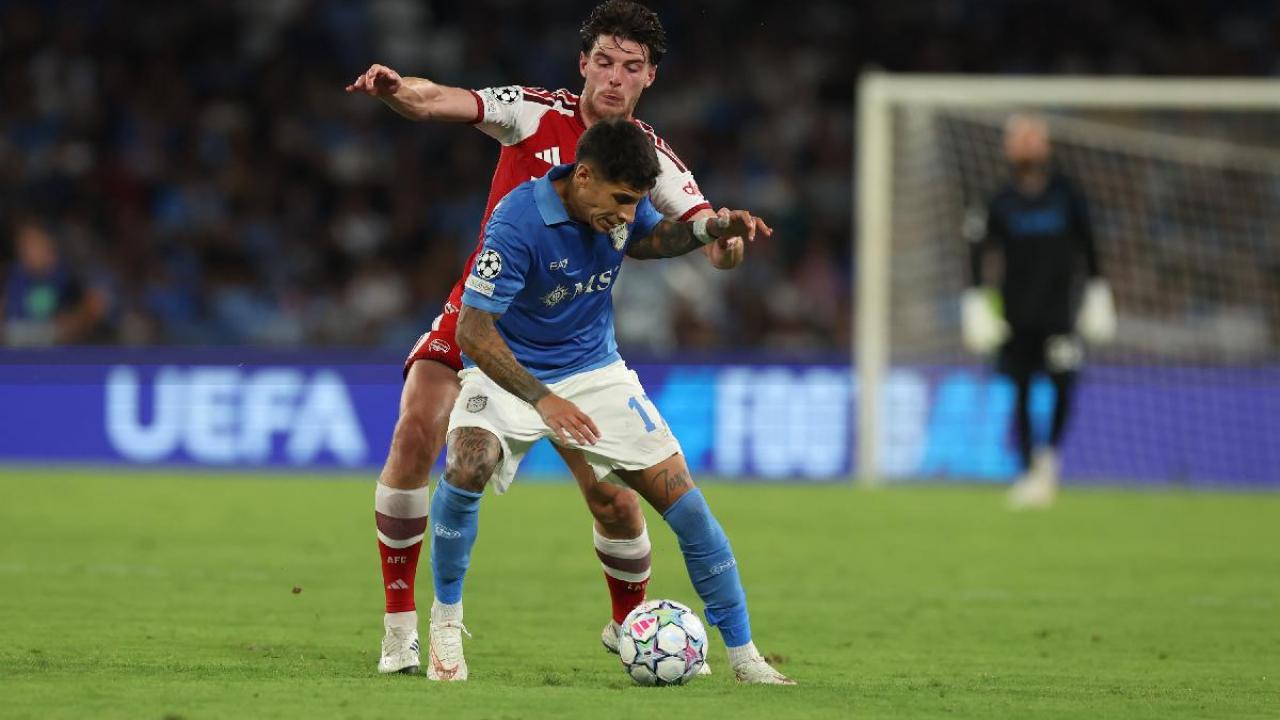 Arsenal, Rice: "Napoli? La partita più calda mai giocata con l'Arsenal! Ricordava le condizioni del Mondiale"