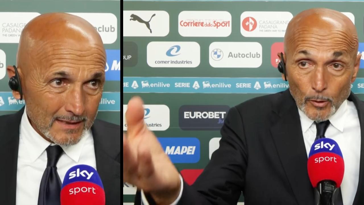 "Non piangere", la reazione di Spalletti dopo Sassuolo-Juve a Sky che ha fatto discutere | VIDEO