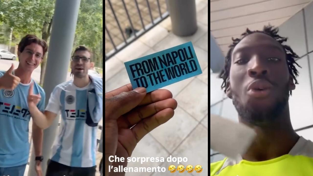 "I napoletani sono ovunque", sorpresa per Coli Saco... in Lettonia! | VIDEO