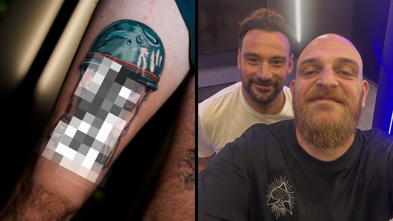 SSC Napoli, tattoo "artistico" per Giovanni Manna: ecco il nuovo tatuaggio del DS azzurro | VIDEO