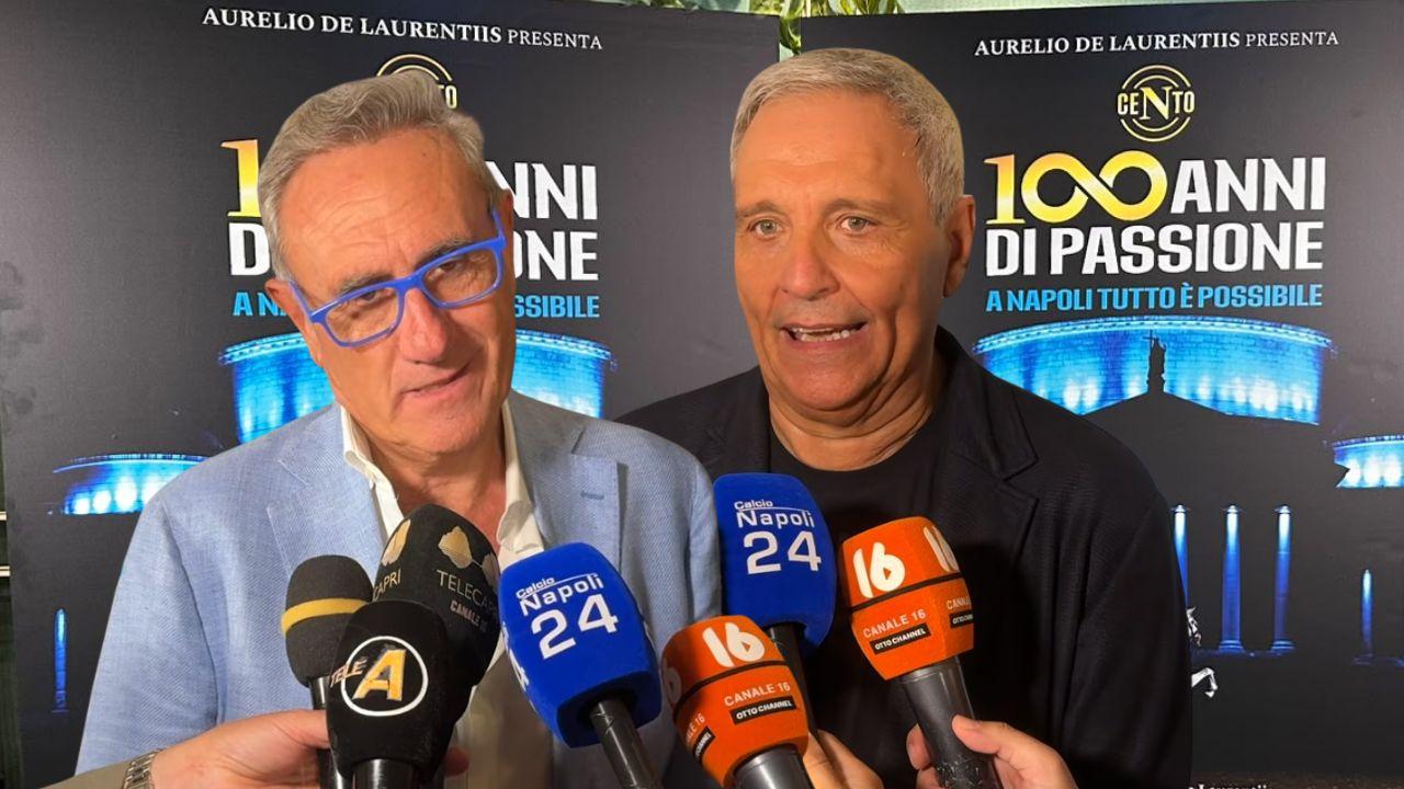 Nuovo film SSC Napoli, De Giovanni e Rivieccio presentano "100 anni di passione" | VIDEO