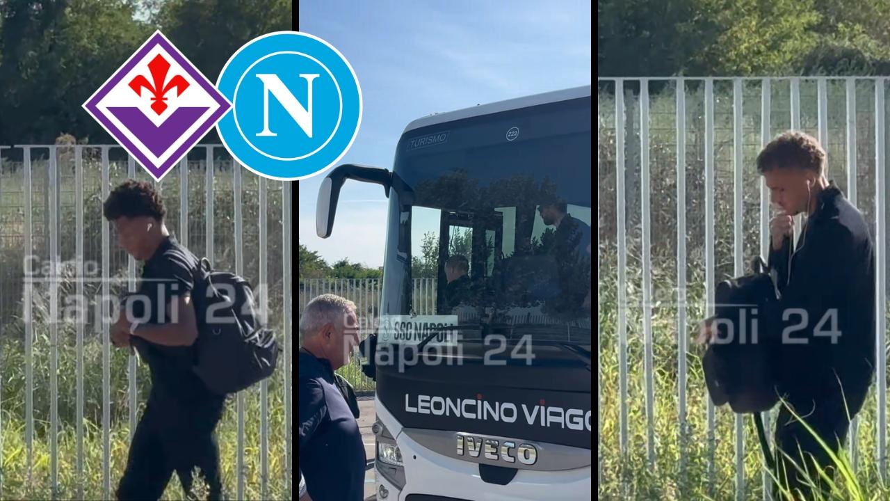 Fiorentina-Napoli, la partenza degli azzurri in treno da Afragola | VIDEO CN24