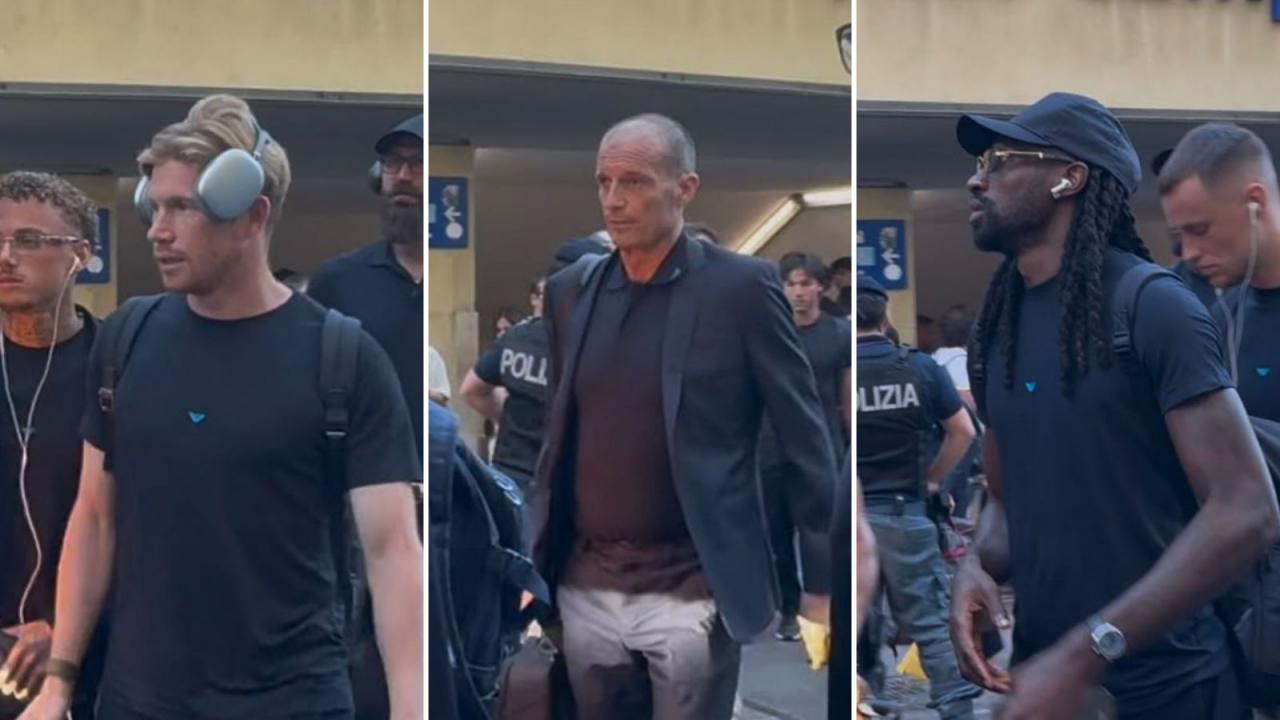 Il Napoli è arrivato a Firenze, bolgia di tifosi ad accogliere gli azzurri: è lui il più acclamato! | VIDEO CN24