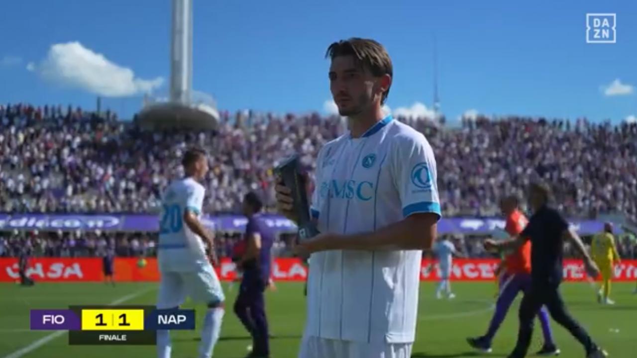 Fiorentina-Napoli, Gilmour premiato come Player of the match | FOTO