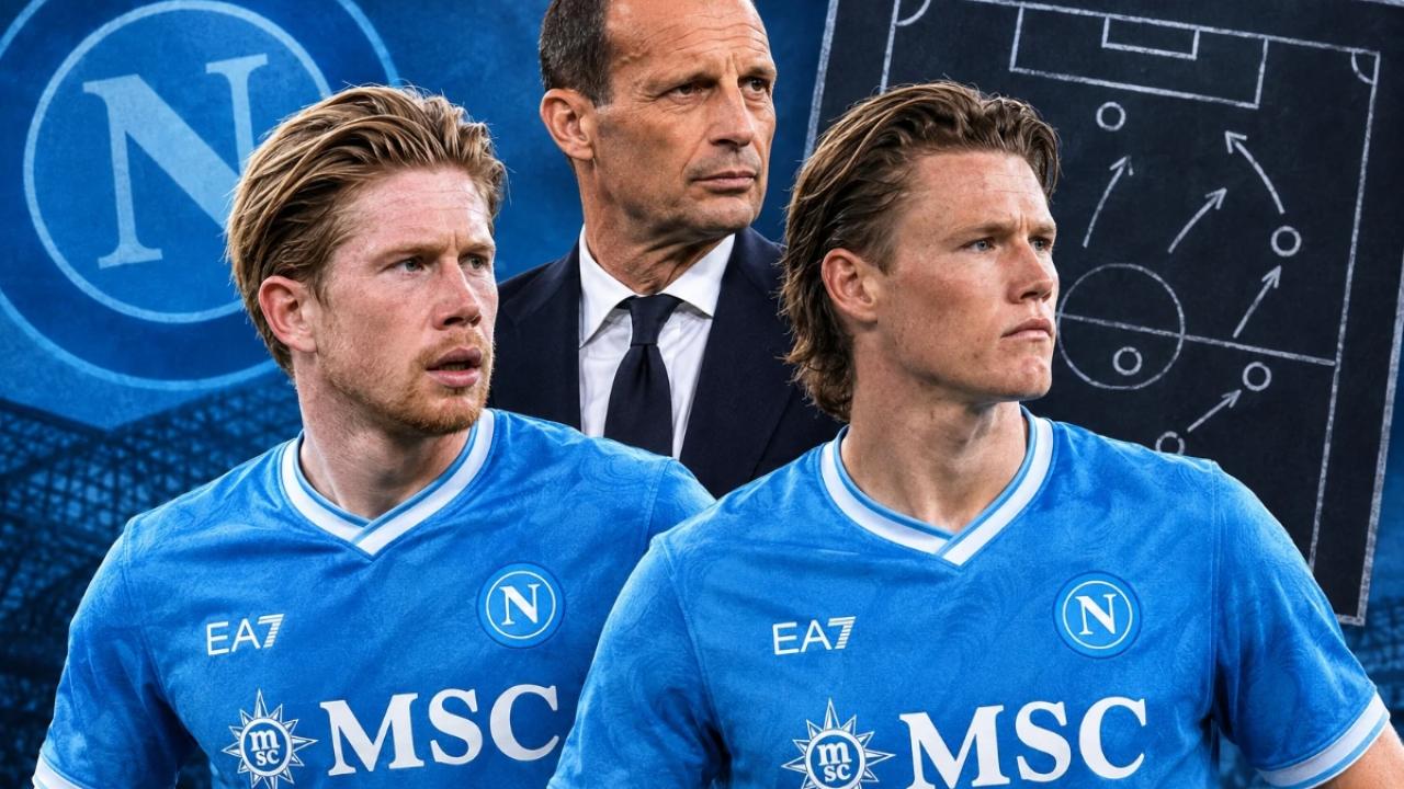 Allegri cambia modulo: il ruolo di McTominay e De Bruyne