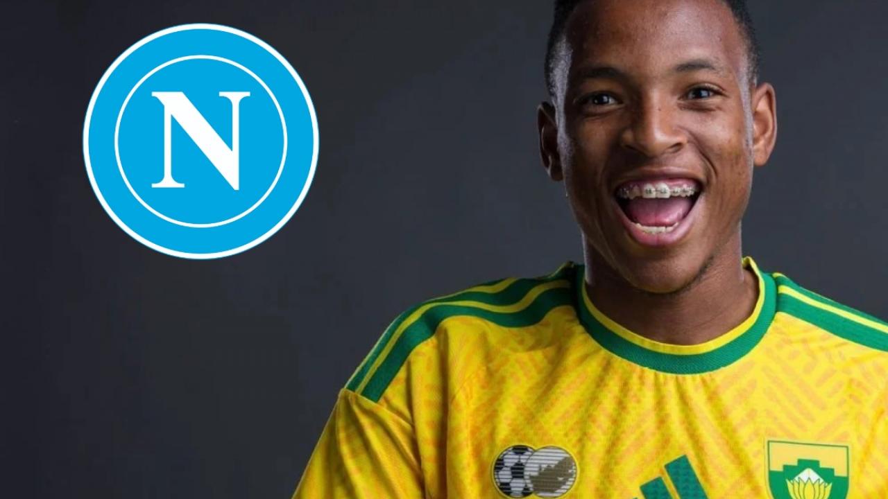 Napoli stregato da Mofokeng: sfida ad Atletico Madrid e Chelsea per il talento sudafricano