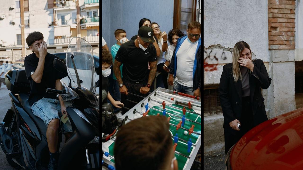 Geolier da brividi: con "Winner" regali da sogno ai fan napoletani, emozionante il dono al reparto oncologico | VIDEO
