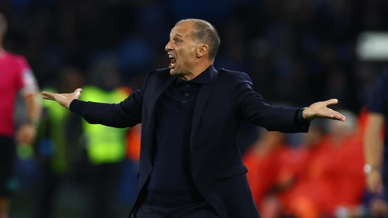 Allegri dopo il Frosinone con una frase ha alluso ai due cavalli pazzi del Napoli