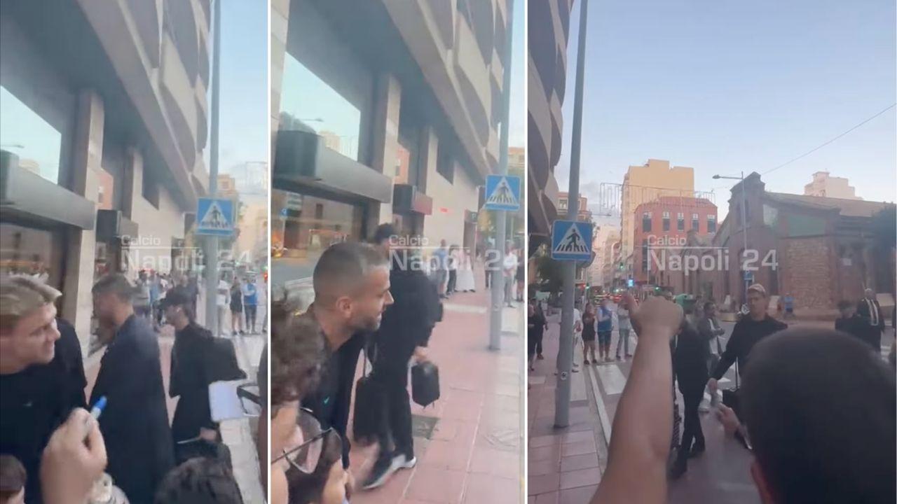 Villarreal-Napoli: azzurri accolti cos&igrave; in Spagna, ecco l'arrivo in albergo  | VIDEO CN24