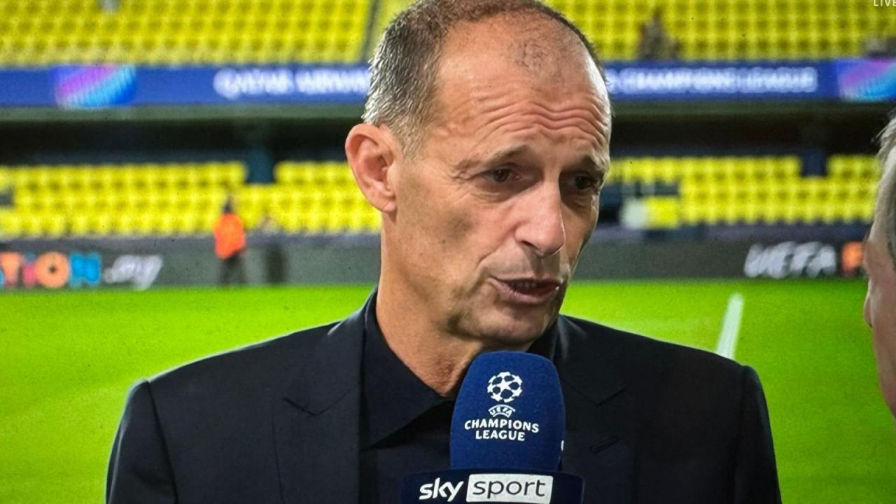 Ieri Allegri ha dato una <i>notizia</i> dopo Villarreal-Napoli
