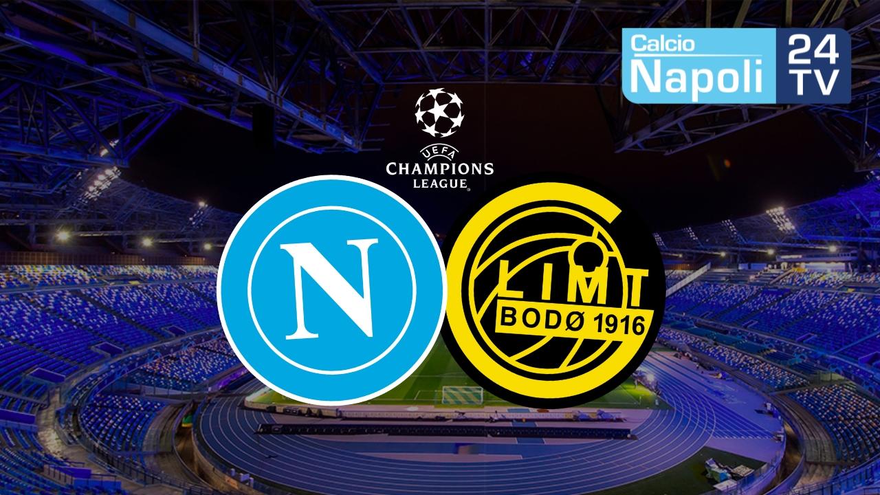 Napoli-Bodo/Glimt in Champions League: tutto gratis su CN24! Il palinsesto con allenamenti, conferenze e programmi tv