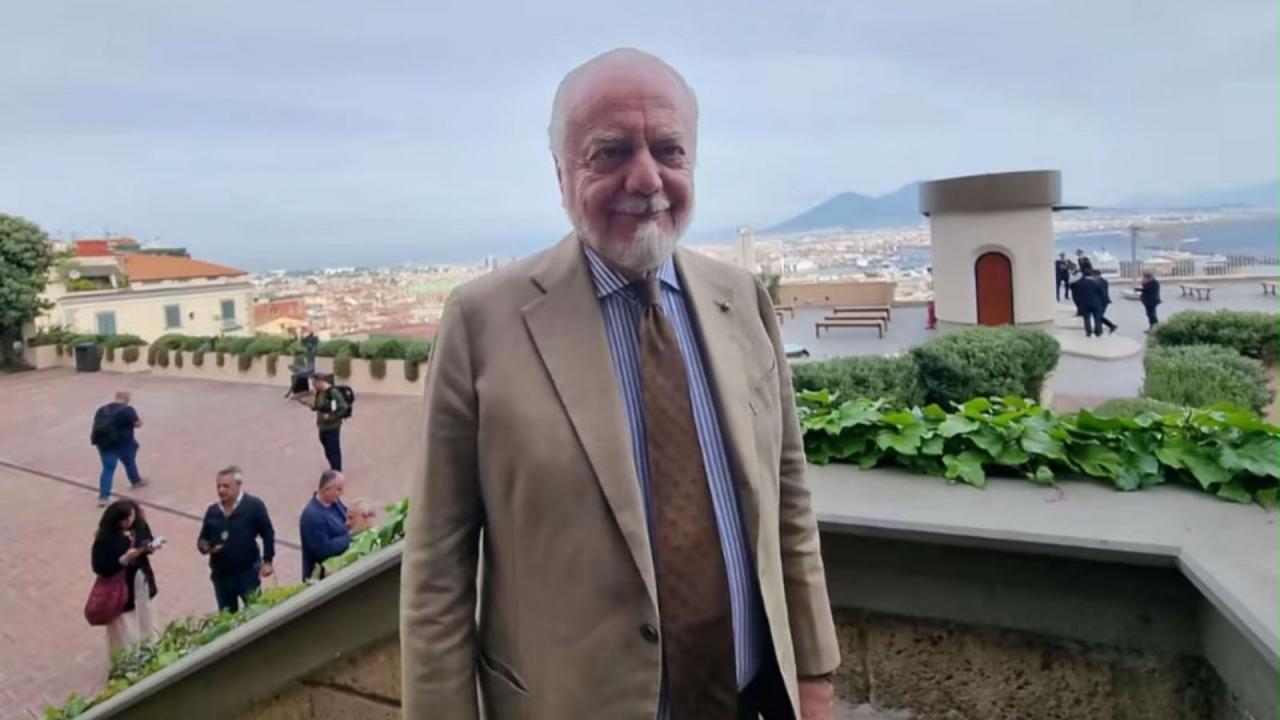 Pomeriggio in città per Aurelio De Laurentiis: guardate dove è stato oggi il presidente della SSC Napoli | FOTO