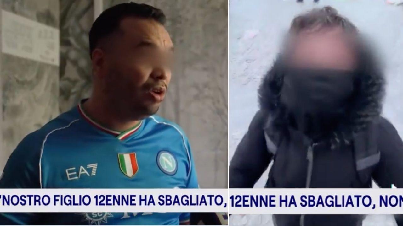 Violenze a Milano: il papà del 12enne spunta con la maglia... del Napoli | FOTO