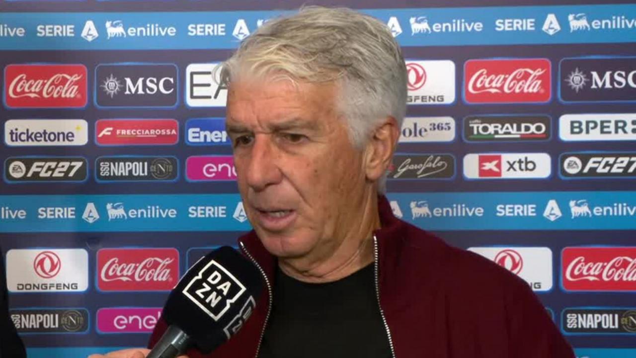 Roma, Gasperini: "Nella prima mezz'ora Napoli superiore, poi nella ripresa ci abbiamo creduto. Il 3-2 poteva ammazzarci, ma sentiamo di aver perso 2 punti"