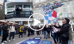 Oggi perderete!. Provocazione a Madrid, guardate la reazione dei tifosi napoletani | VIDEO
