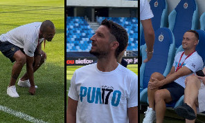 Partita addio Hamsik, walk-around allo stadio Tehelne Pole! Sentite cosa dice Santacroce | VIDEO CN24