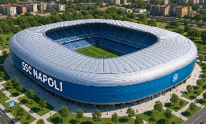 Stadio Napoli nell'ex Caramanico, 65000 posti e 250-300 MLN di investimento! Suggestiva idea di ADL