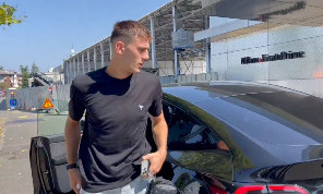 Lucca è partito da Linate: Sono pronto, ciao a tutti!. Atteso a Villa Stuart per le visite mediche | VIDEO