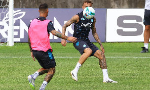 Il Napoli 'stremato', il vice-presidente a bordocampo e l'azzurro 'solitario': le emozioni del pomeriggio di Dimaro | FOTOGALLERY CN24