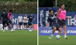 Gol di Raspadori su assist di Lukaku! Gli highlights dell'allenamento di oggi | VIDEO