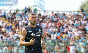 Ritiro Napoli, prima volta in campo per Buongiorno! Fino a ieri aveva sempre lavorato a parte | FOTO CN24