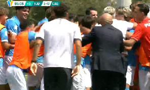 Primavera, Napoli-Cagliari 1-0: Esposito di rapina, gli azzurri la vincono all'ultimo respiro