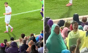Tifosi della Fiorentina applaudono Hojlund! Poi guardate che succede | VIDEO