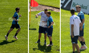 Billy Gilmour a Carciato per la prima volta: giri di campo per lo scozzese, inizia il recupero in campo | FOTO CN24