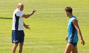 Lucca 'sotto osservazione', Allegri spesso a colloquio con l'attaccante | FOTO CN24