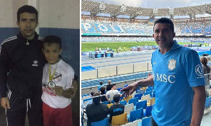 Como-Napoli, papà Giovane ieri sugli spalti: Il titolo più grande della mia vita | FOTO