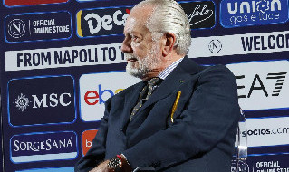 De Laurentiis: Festeggio con orgoglio i primi 20 anni come Presidente e proprietario del Napoli, l'abbiamo portato tutti a primeggiare in Italia e in Europa con un percorso vincente