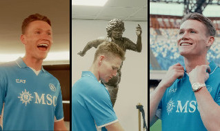 McTominay Cam, le prime ore a Napoli: Ho la pelle d'oca, sono qui per vincere! Lo stadio Ã¨ incredibile, Maradona un'icona! | VIDEO