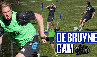 De Bruyne-Cam: skills, 1Â° 'gol' e giocate del primo allenamento col Napoli | VIDEO CN24