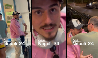 Elif Elmas Ã¨ arrivato a Napoli! Oggi le visite mediche: Felice di essere tornato! | VIDEO CN24
