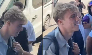 Hojlund Ã¨ arrivato a Napoli! Super accoglienza, presente anche Manna: si attende l'annuncio | VIDEO