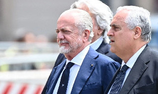 Pugni, spintoni, la crociata anti Frosinone e l'abbraccio della santa alleanza: il rapporto odio amore tra De Laurentiis e Lotito