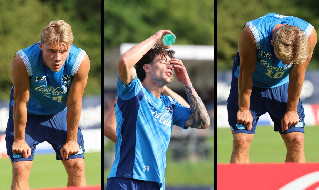 Highlights allenamento Napoli, corsa e... tanta fatica per gli azzurri | VIDEO