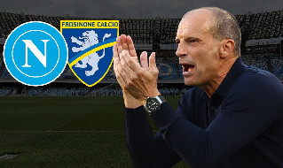 Napoli-Frosinone, la probabile formazione di Allegri da Sky: difesa a 3 e dubbio Di Lorenzo-Politano | FOTO