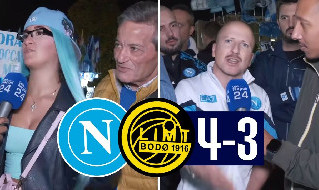 Prima vittoria in Champions League: guardate la reazione dei tifosi napoletani! | VIDEO
