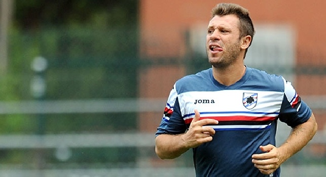 Sampdoria, Cassano ad un tifoso: Vuoi la mia maglia? Ma se non ho nemmeno un numero...