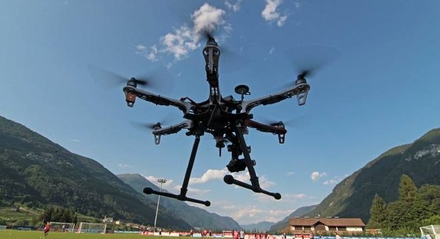 A Castelvolturno torna a volare il drone: ieri un azzurro era assente nel centro sportivo