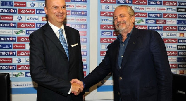 Fassone: De Laurentiis ha fatto molto per Napoli! Non mi riprenderebbe con lui, ma io tornerei volentieri a Napoli. Champions? Tutto potrebbe cambiare