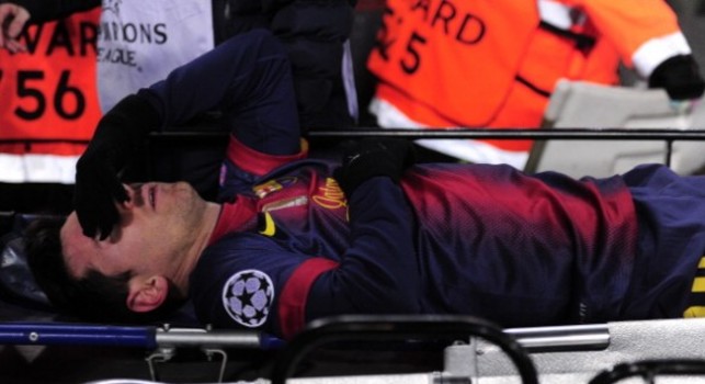 Barcellona, grave infortunio per Messi: ecco i tempi di recupero
