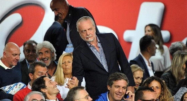 De Laurentiis deluso nel post-partita: il patron si sfoga con alcuni giornalisti