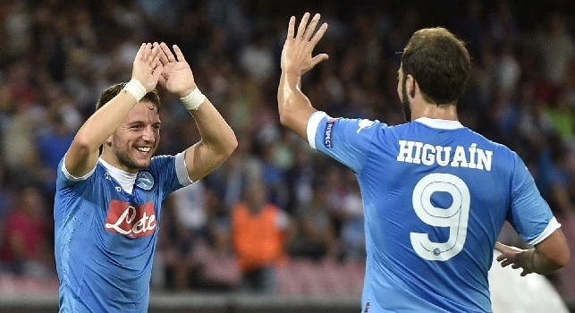 Mertens annuncia: Rester&ograve; al Napoli, anche Higuain firmer&agrave; un rinnovo di contratto. Penso che rimarremo tutti per una grande annata